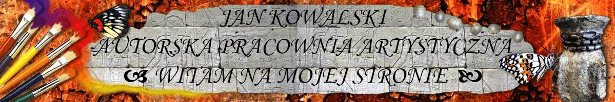 Nagłówki na artystyczną stronę www – projekt